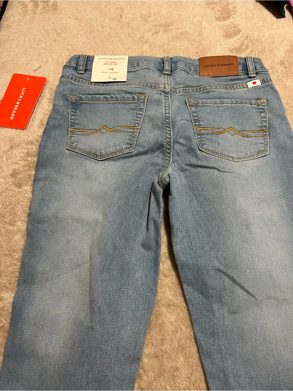 Lucky Brand Girl’s Light Wash Skinny Jeans